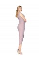Mermaid High Neck Soft Chiffon Cocktail Length Primrose High Low Evening Gown / Prom Dress / Bridesmaid Dress Belfast